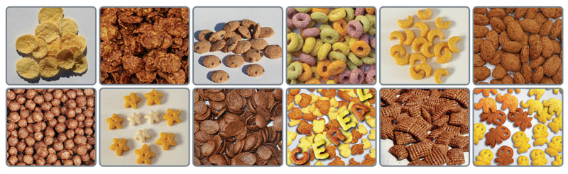  products of corn flake production line